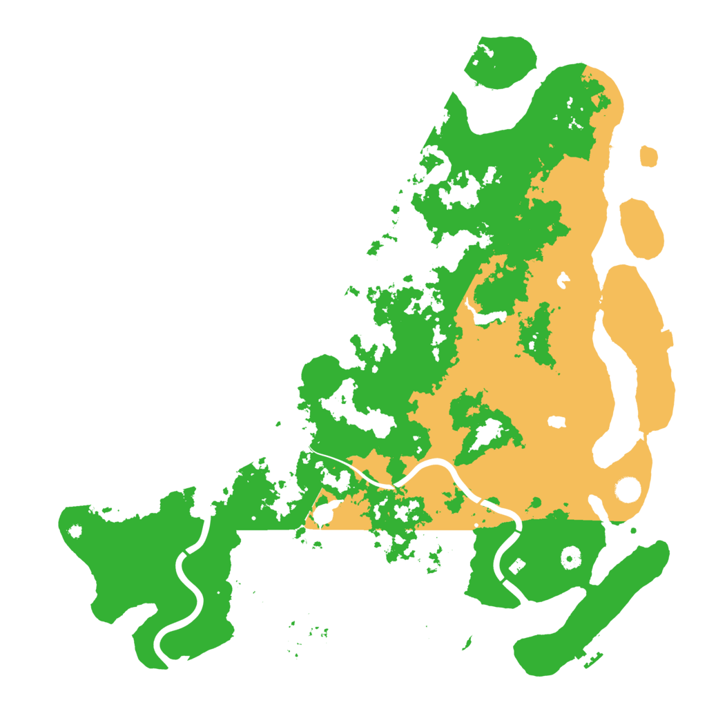 Biome Rust Map: Procedural Map, Size: 4800, Seed: 952409657
