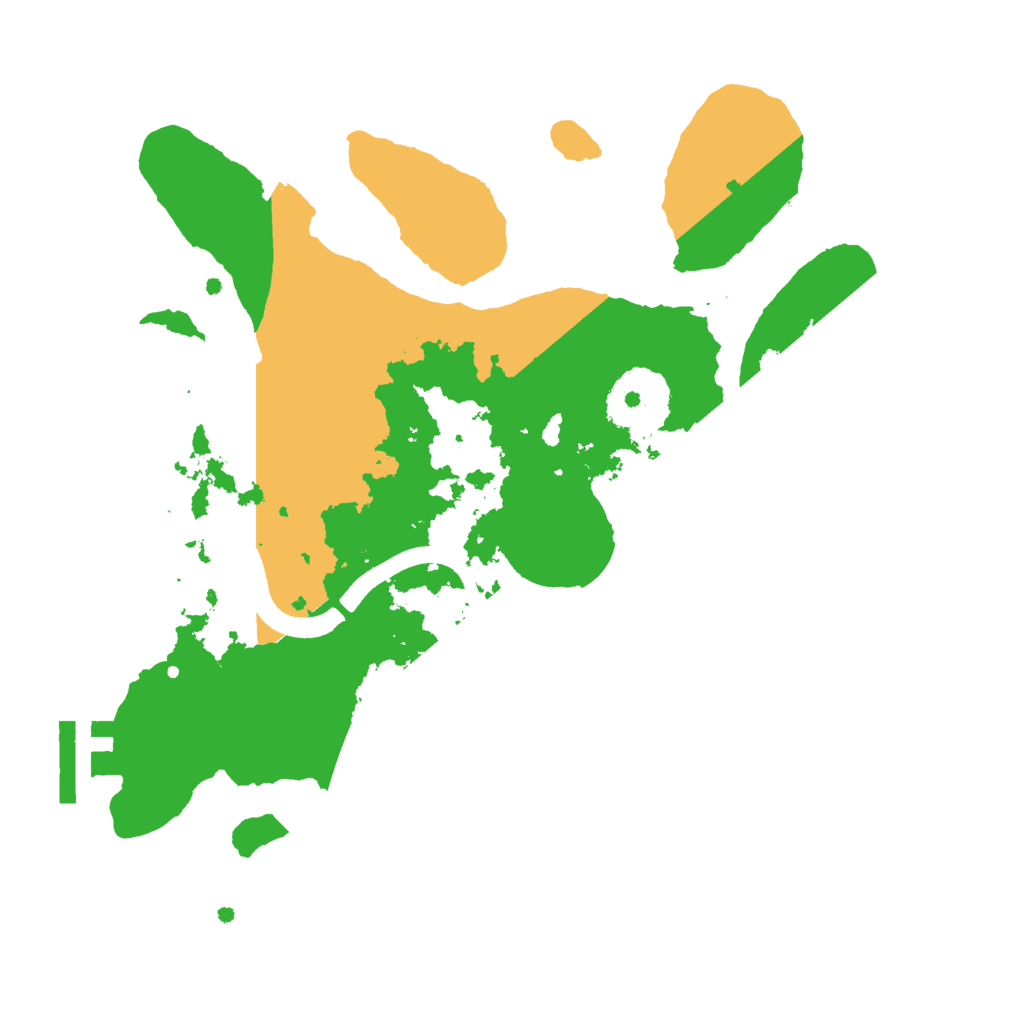 Biome Rust Map: Procedural Map, Size: 2500, Seed: 234534