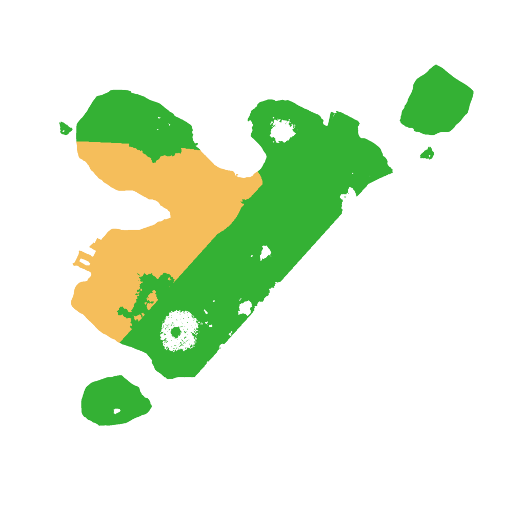 Biome Rust Map: Procedural Map, Size: 2000, Seed: 957863760