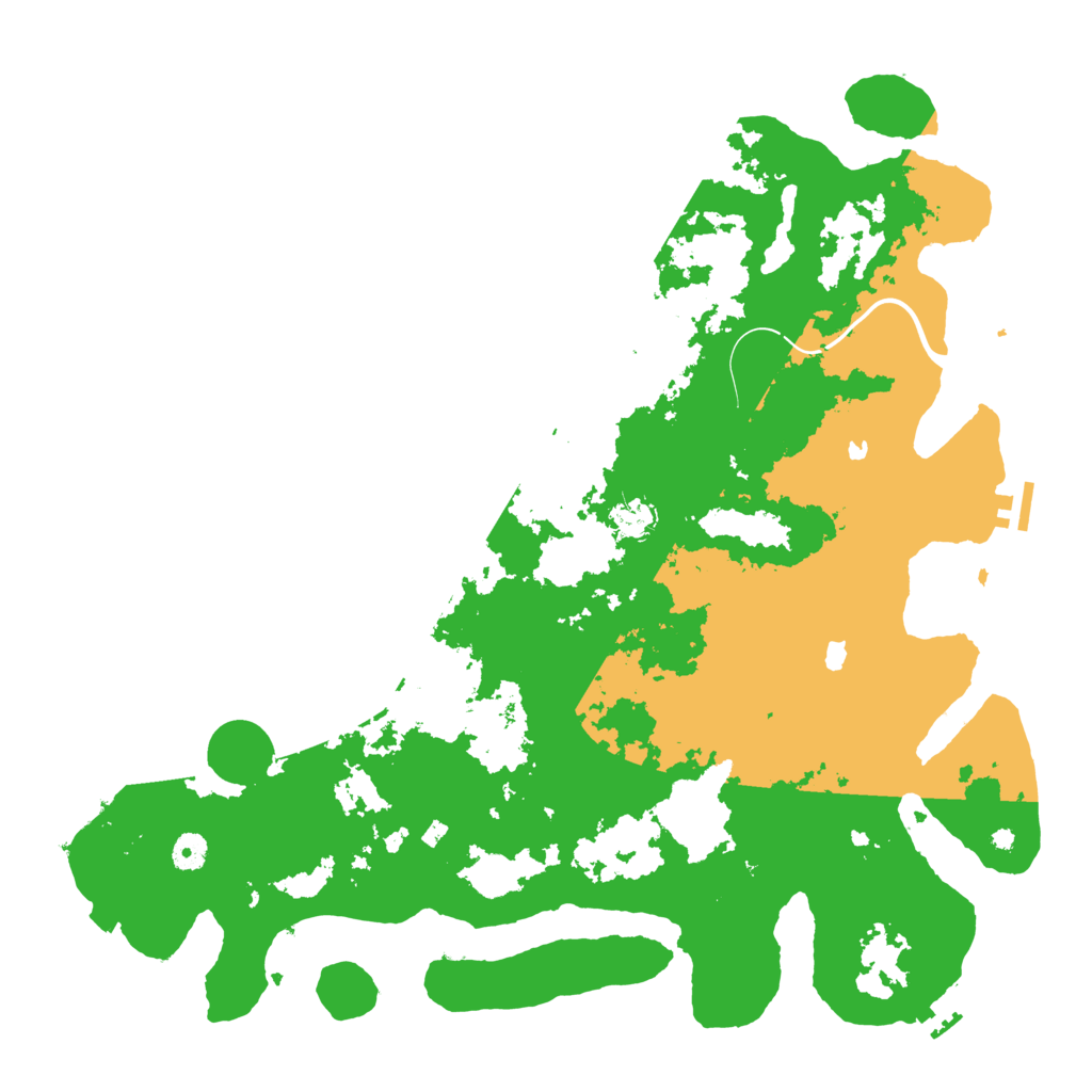 Biome Rust Map: Procedural Map, Size: 4500, Seed: 62118