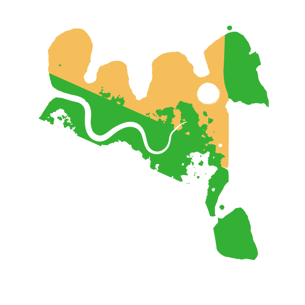 Biome Rust Map: Procedural Map, Size: 2500, Seed: 996892371