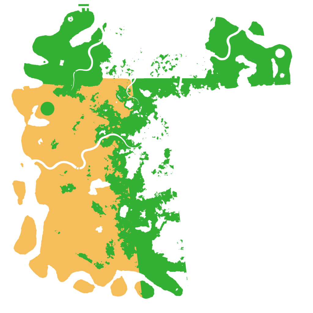 Biome Rust Map: Procedural Map, Size: 6000, Seed: 1549844