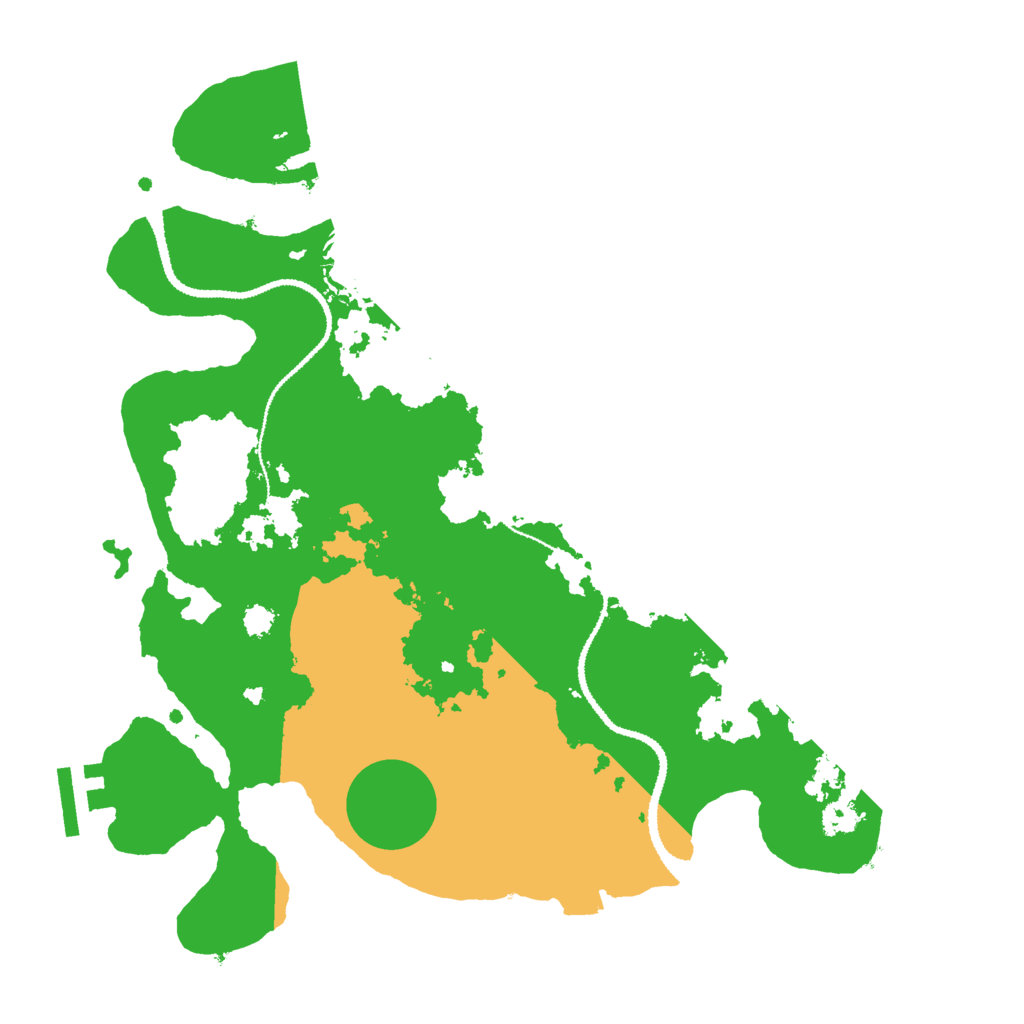 Biome Rust Map: Procedural Map, Size: 3000, Seed: 29584