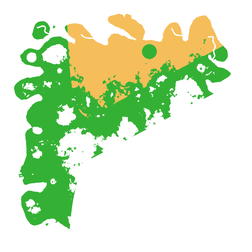 Biome Rust Map: Procedural Map, Size: 4500, Seed: 943504048