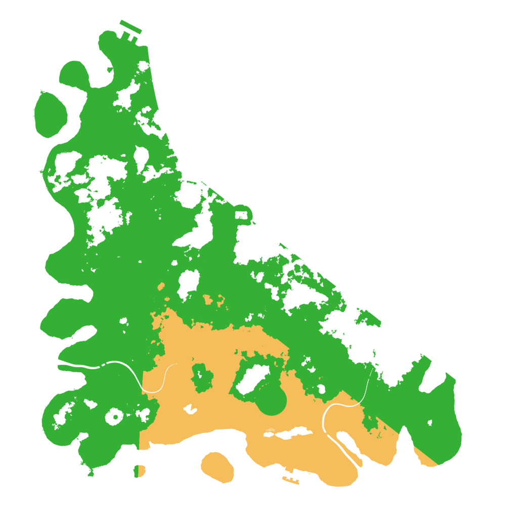 Biome Rust Map: Procedural Map, Size: 4500, Seed: 794448064