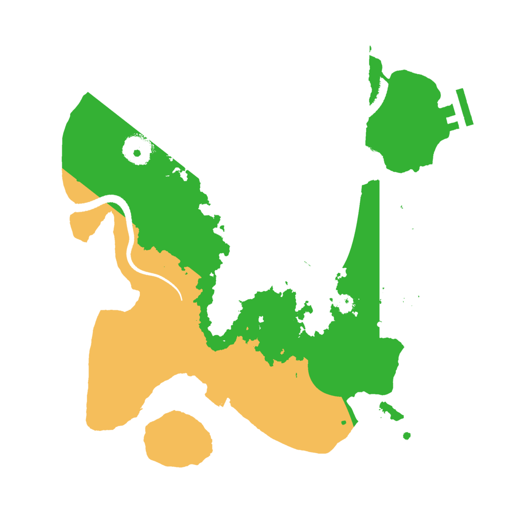 Biome Rust Map: Procedural Map, Size: 2700, Seed: 519392645