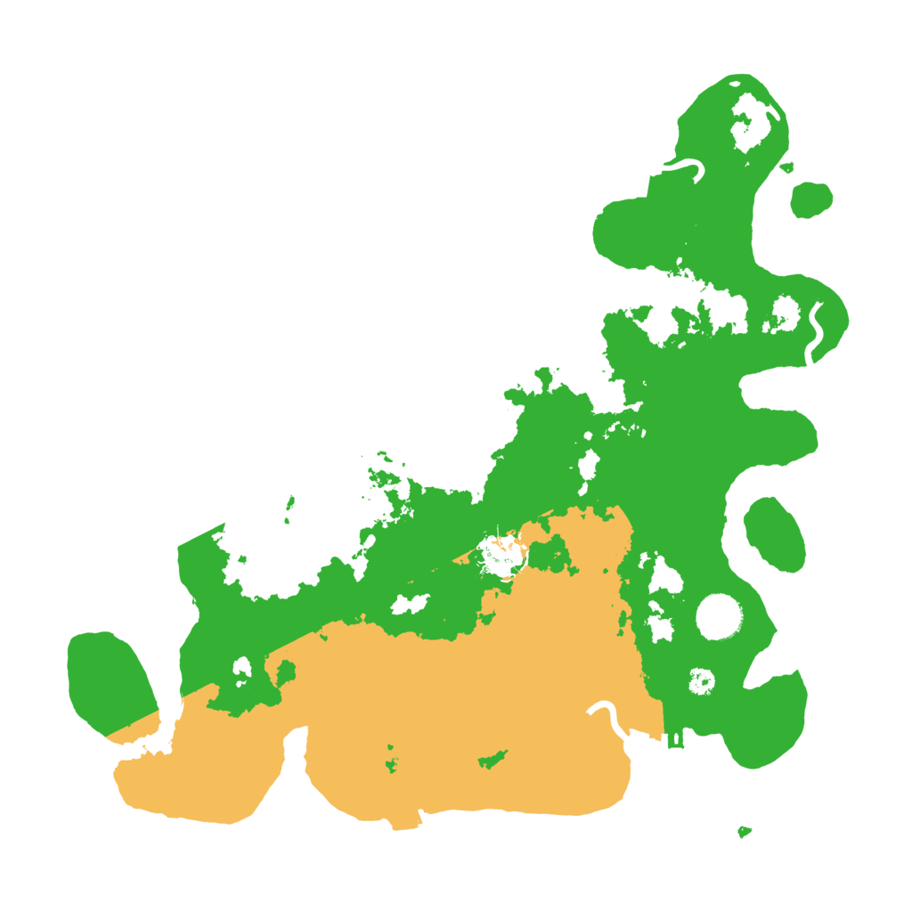 Biome Rust Map: Procedural Map, Size: 3500, Seed: 171860595