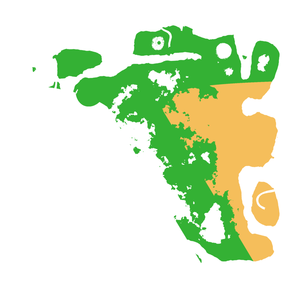 Biome Rust Map: Procedural Map, Size: 3500, Seed: 1250121189