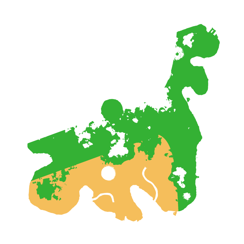 Biome Rust Map: Procedural Map, Size: 3000, Seed: 3233