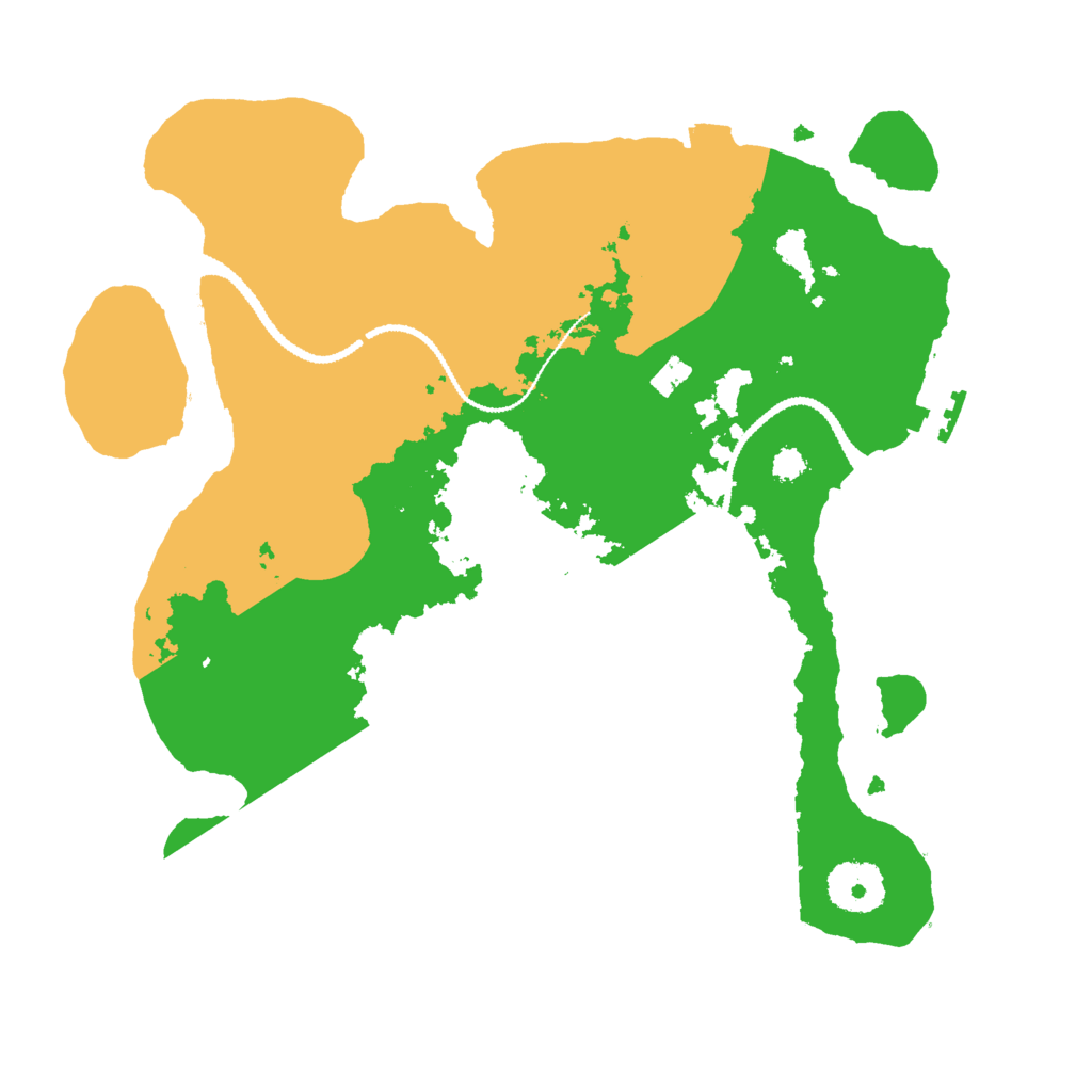 Biome Rust Map: Procedural Map, Size: 3000, Seed: 1134889662