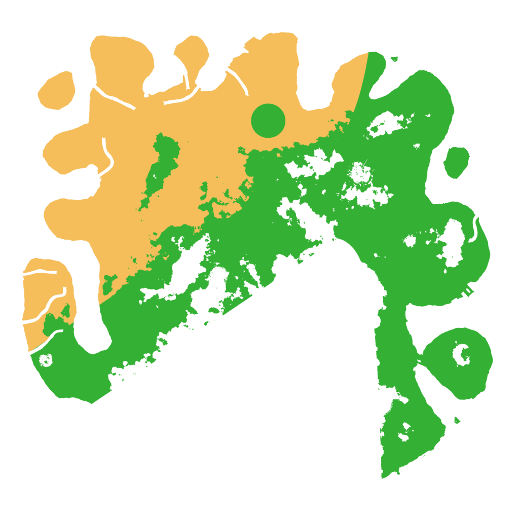 Biome Rust Map: Procedural Map, Size: 4000, Seed: 168861244