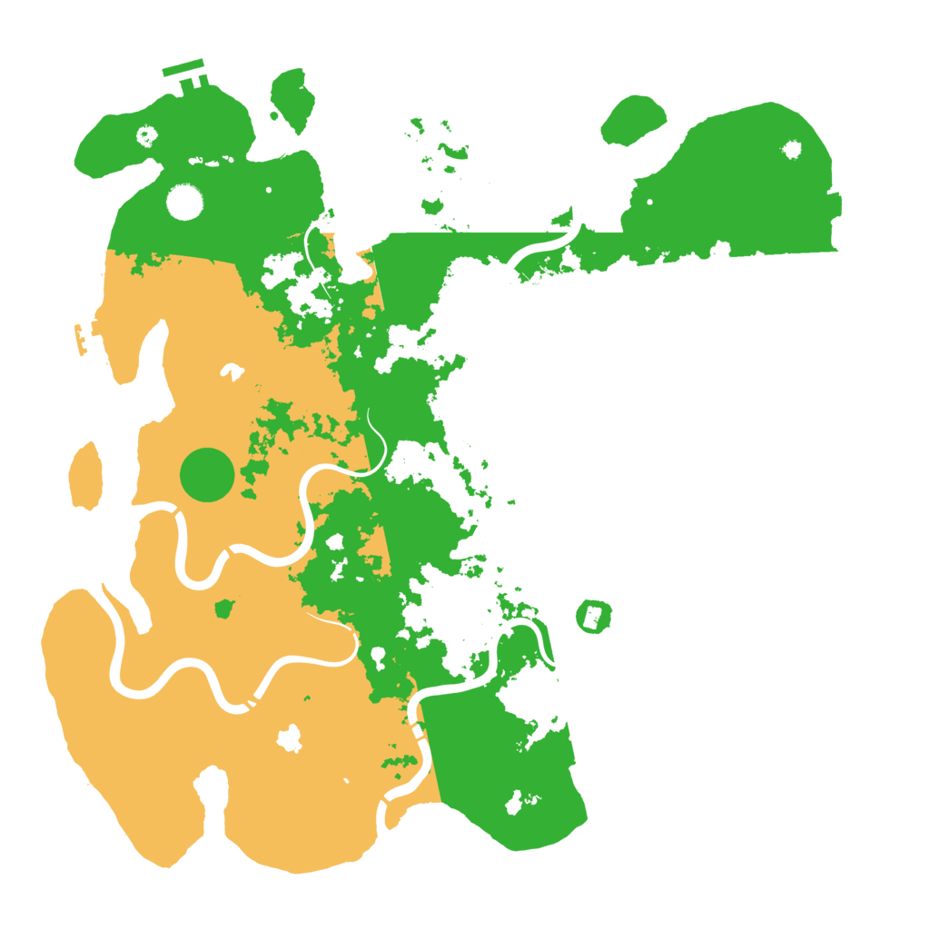 Biome Rust Map: Procedural Map, Size: 4500, Seed: 1032024