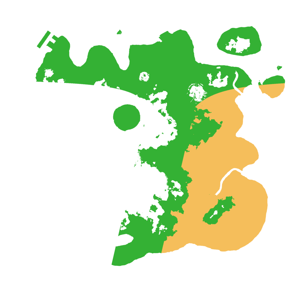 Biome Rust Map: Procedural Map, Size: 3200, Seed: 508204453