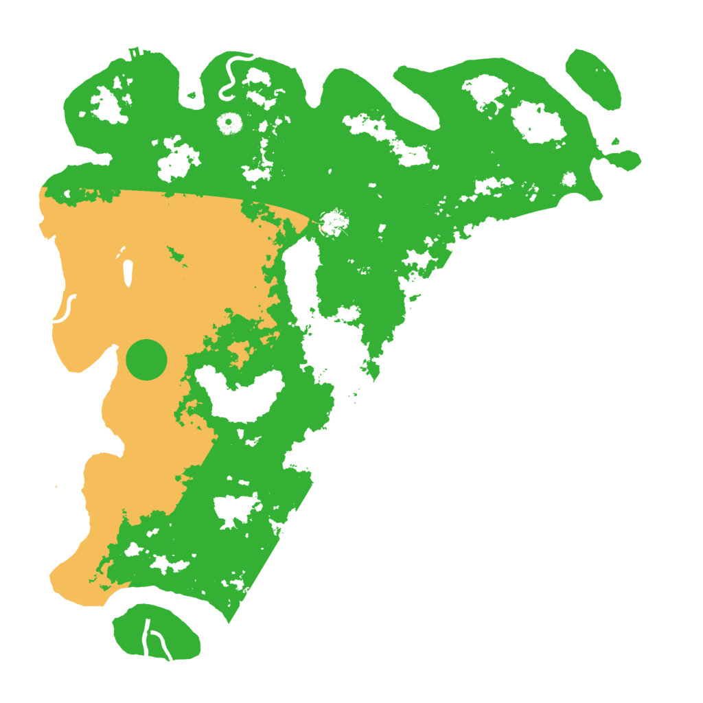 Biome Rust Map: Procedural Map, Size: 4500, Seed: 132024
