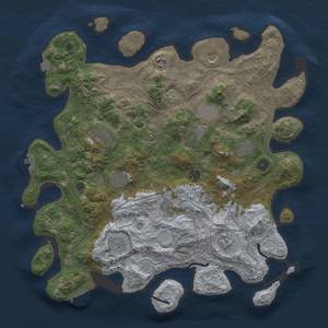 Thumbnail Rust Map: Procedural Map, Size: 4250, Seed: 1558831666, 19 Monuments