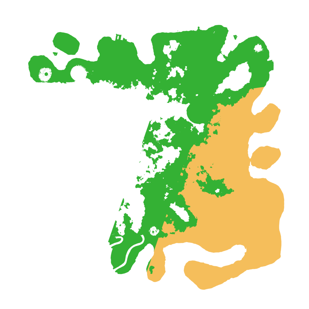 Biome Rust Map: Procedural Map, Size: 3500, Seed: 1645698