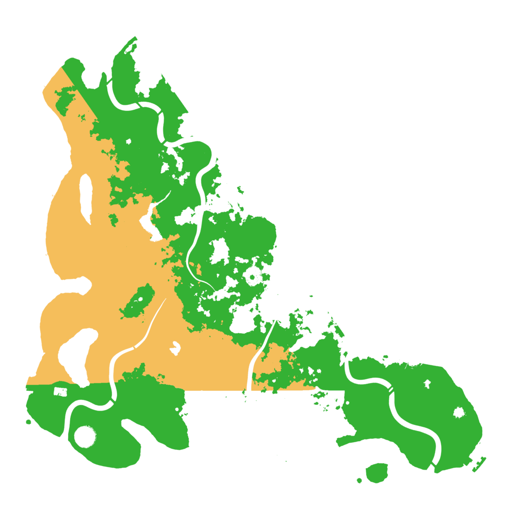 Biome Rust Map: Procedural Map, Size: 4250, Seed: 398235594