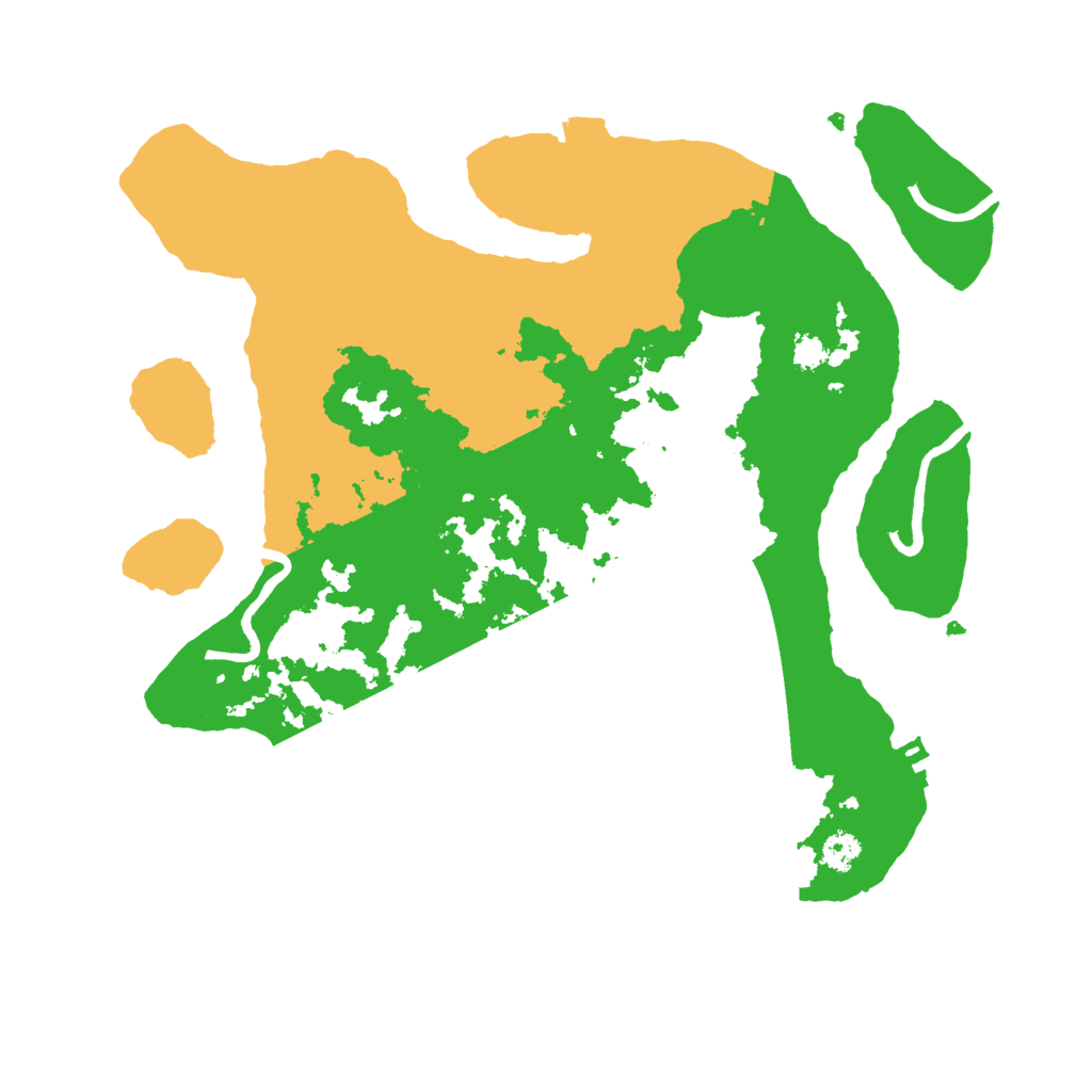 Biome Rust Map: Procedural Map, Size: 3000, Seed: 1189