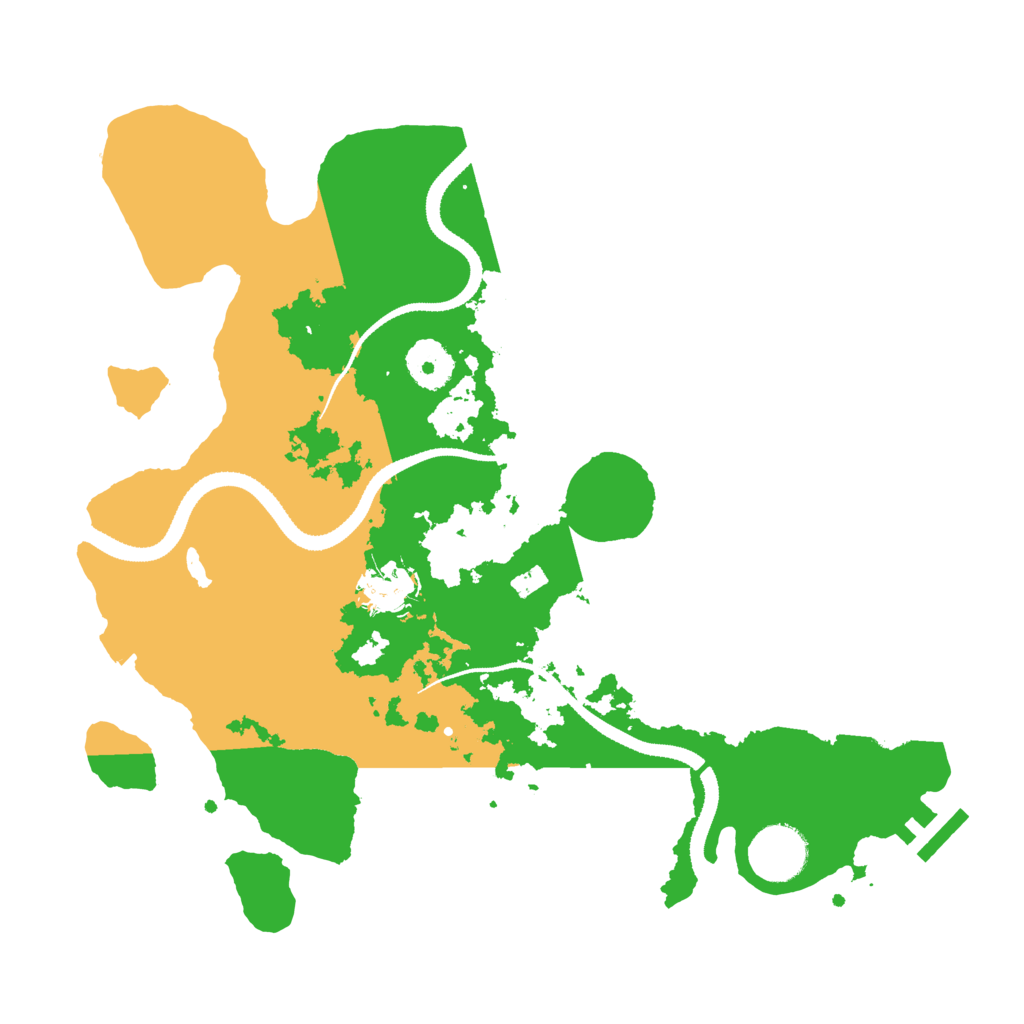 Biome Rust Map: Procedural Map, Size: 3250, Seed: 892377796