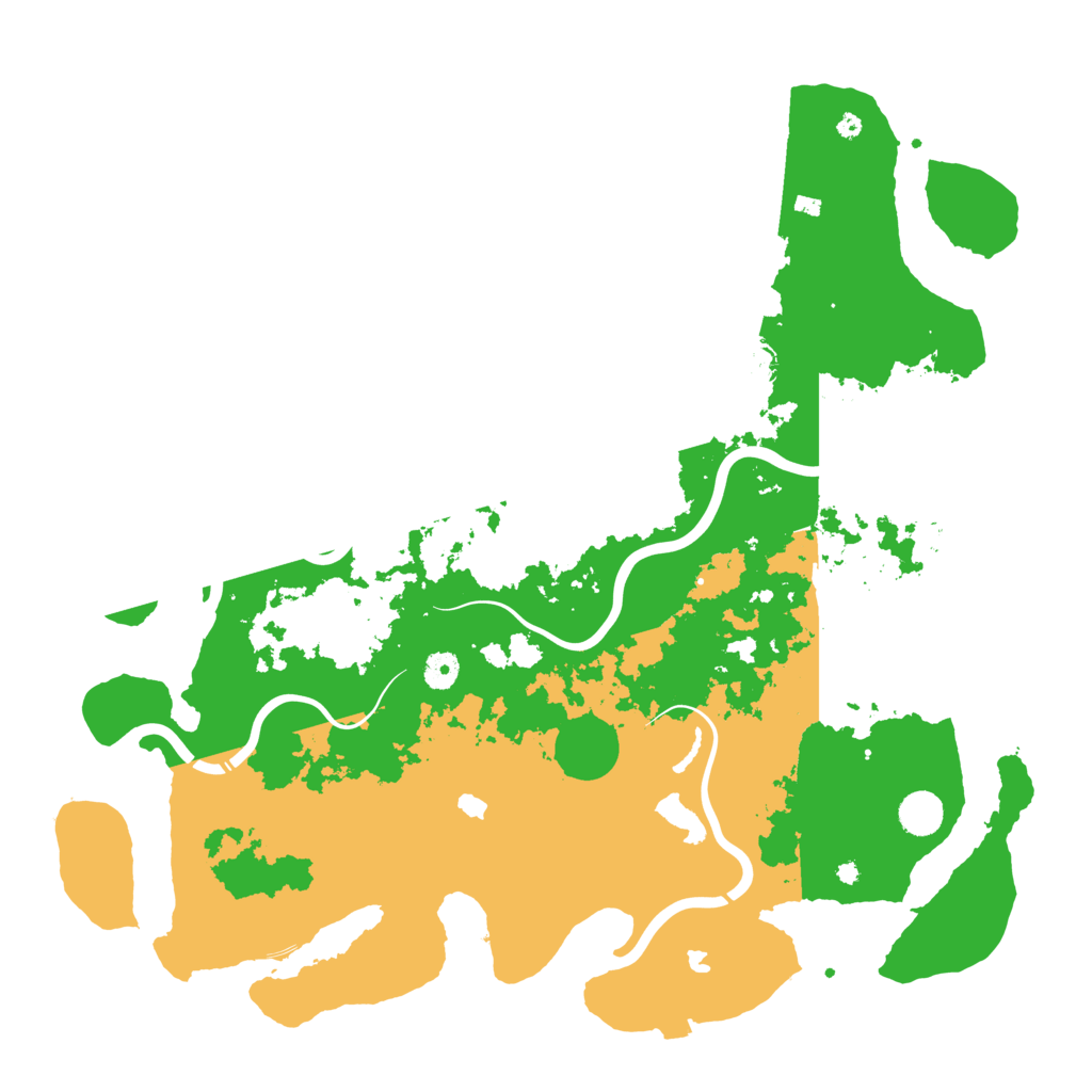 Biome Rust Map: Procedural Map, Size: 4500, Seed: 1336224973
