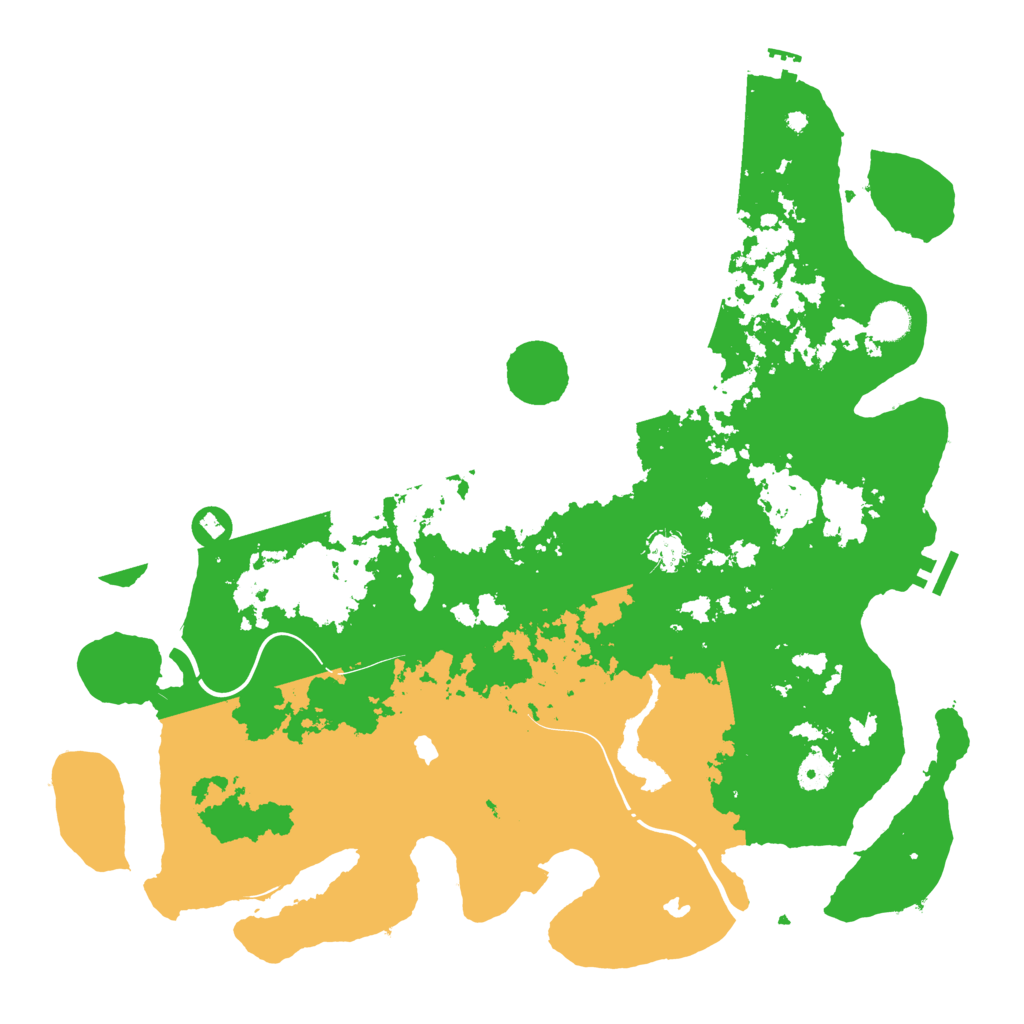 Biome Rust Map: Procedural Map, Size: 4500, Seed: 1336224973