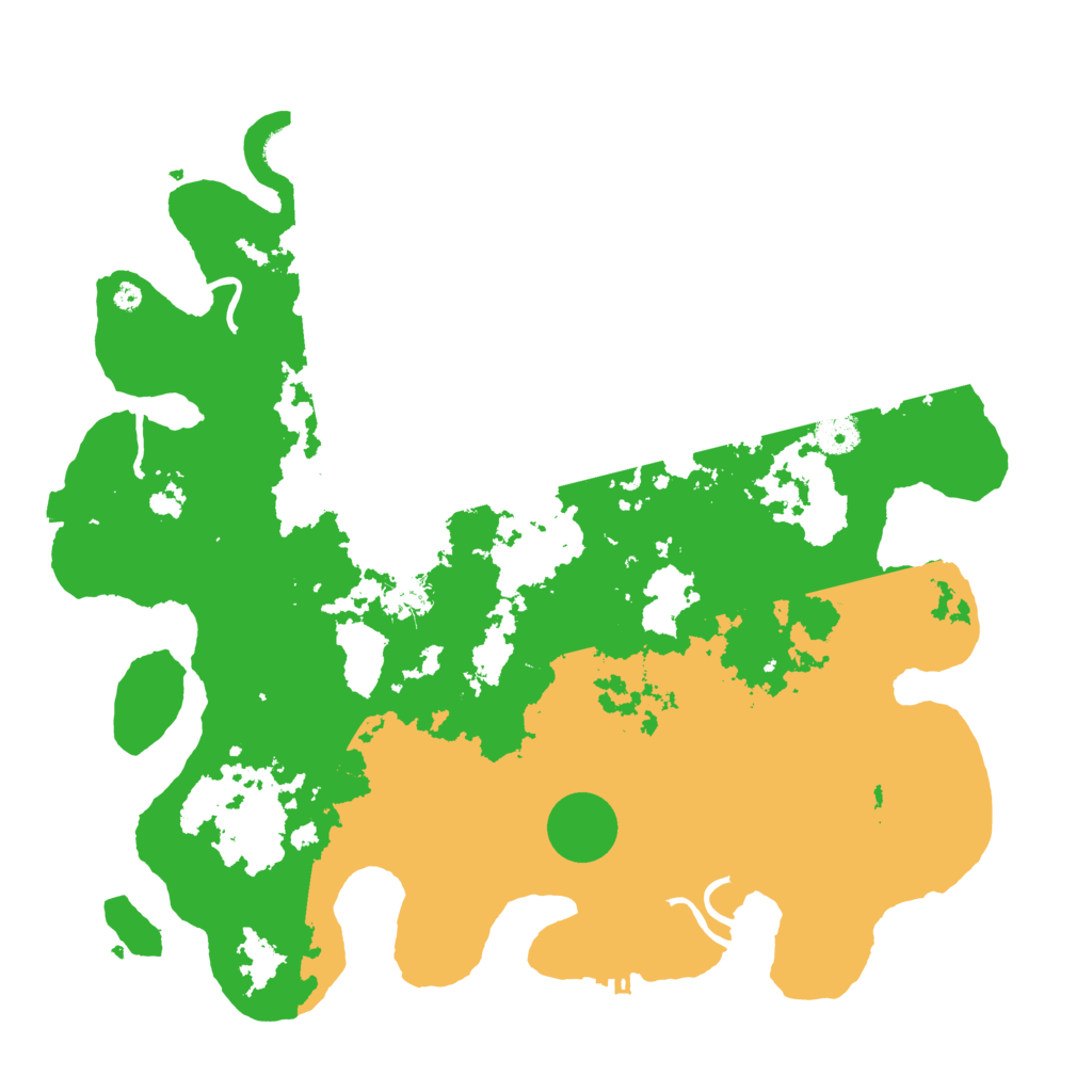Biome Rust Map: Procedural Map, Size: 4097, Seed: 1