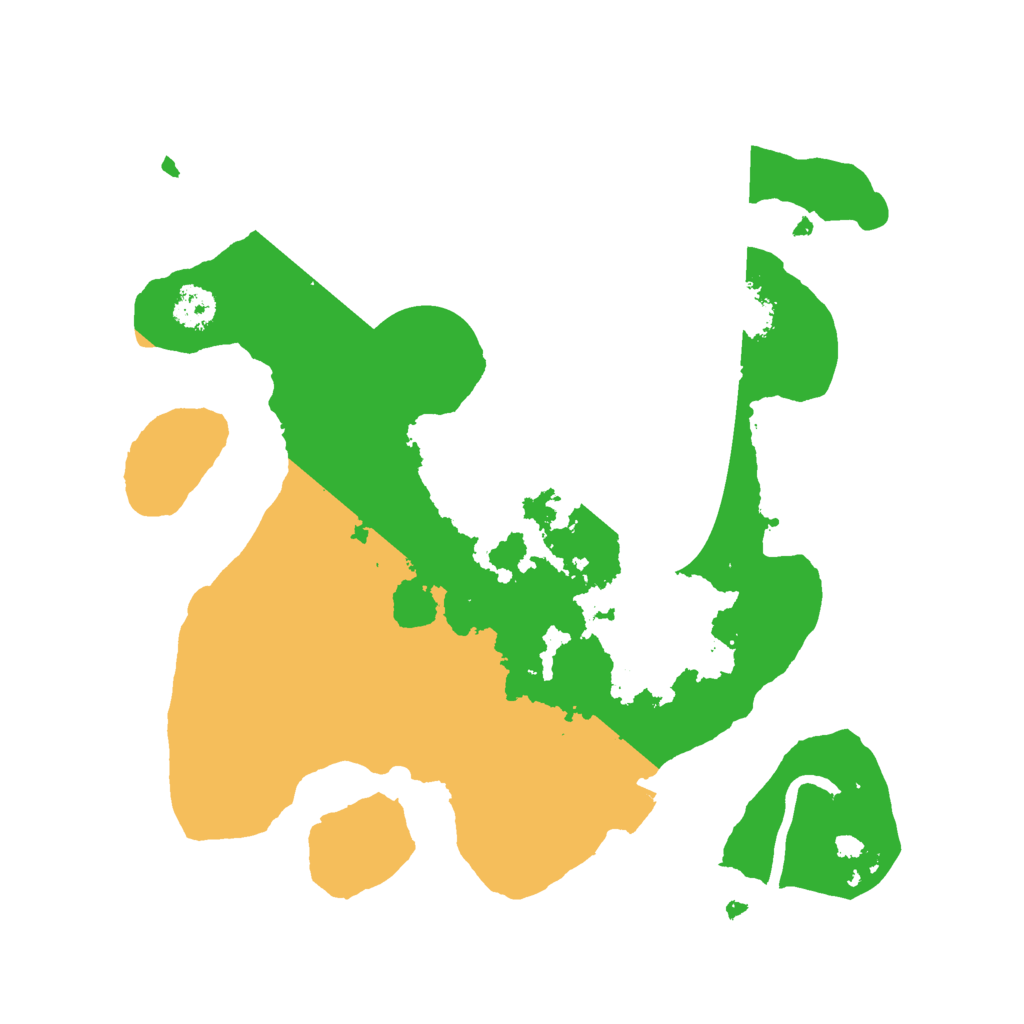 Biome Rust Map: Procedural Map, Size: 2500, Seed: 978178358