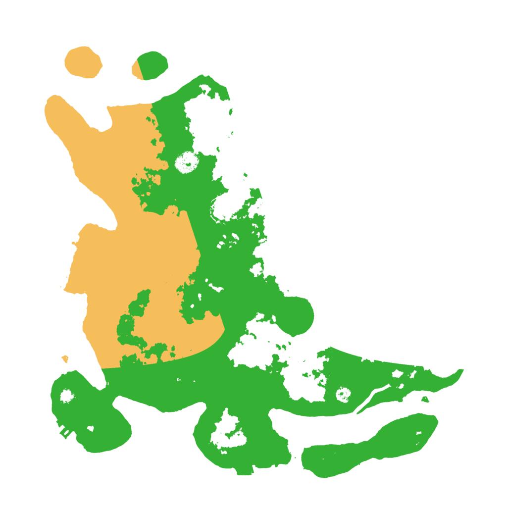 Biome Rust Map: Procedural Map, Size: 3500, Seed: 1291631455