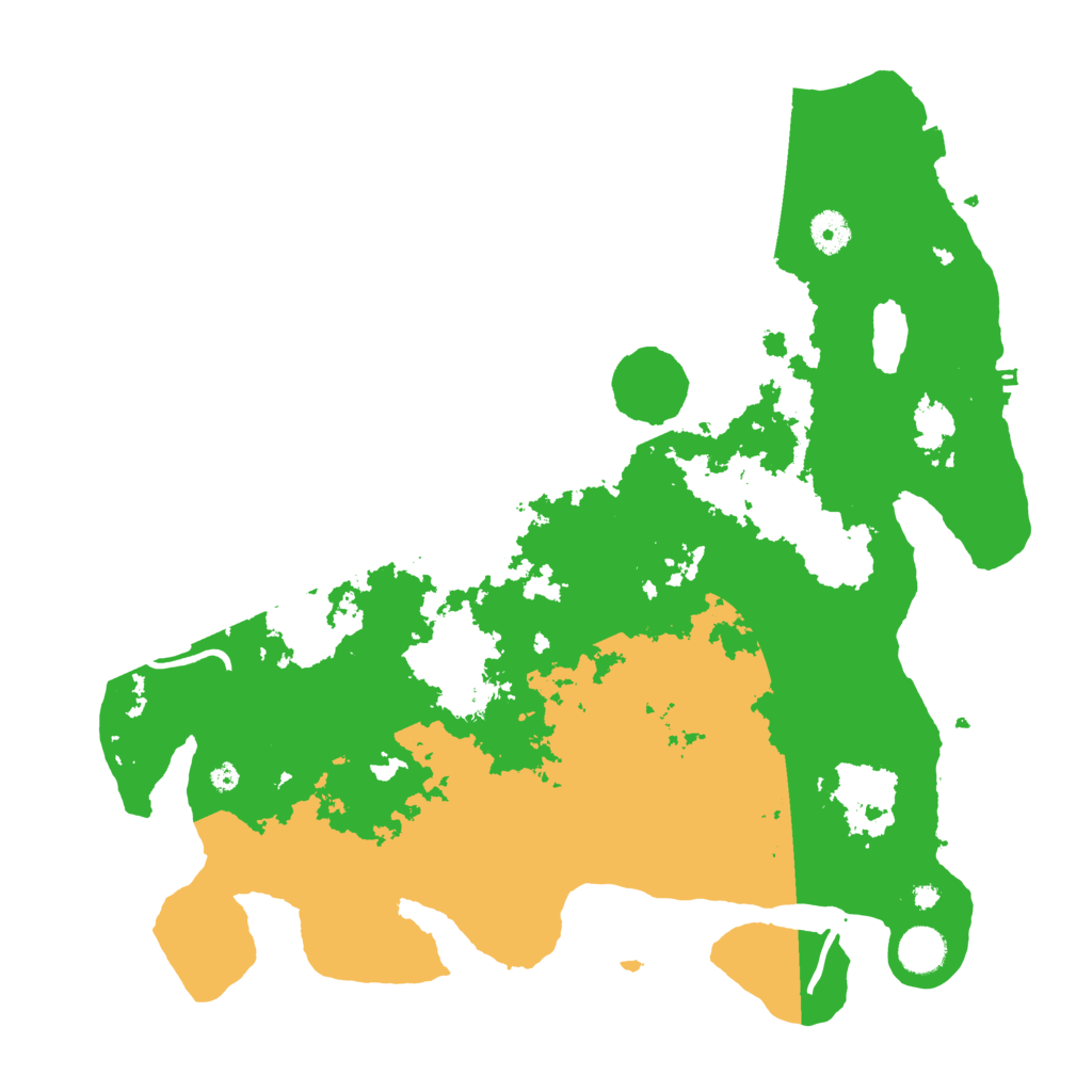 Biome Rust Map: Procedural Map, Size: 4050, Seed: 1454662849