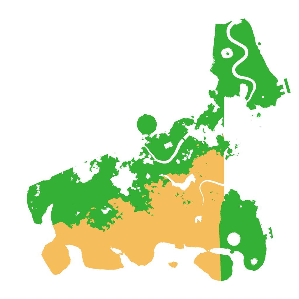 Biome Rust Map: Procedural Map, Size: 4050, Seed: 1454662849