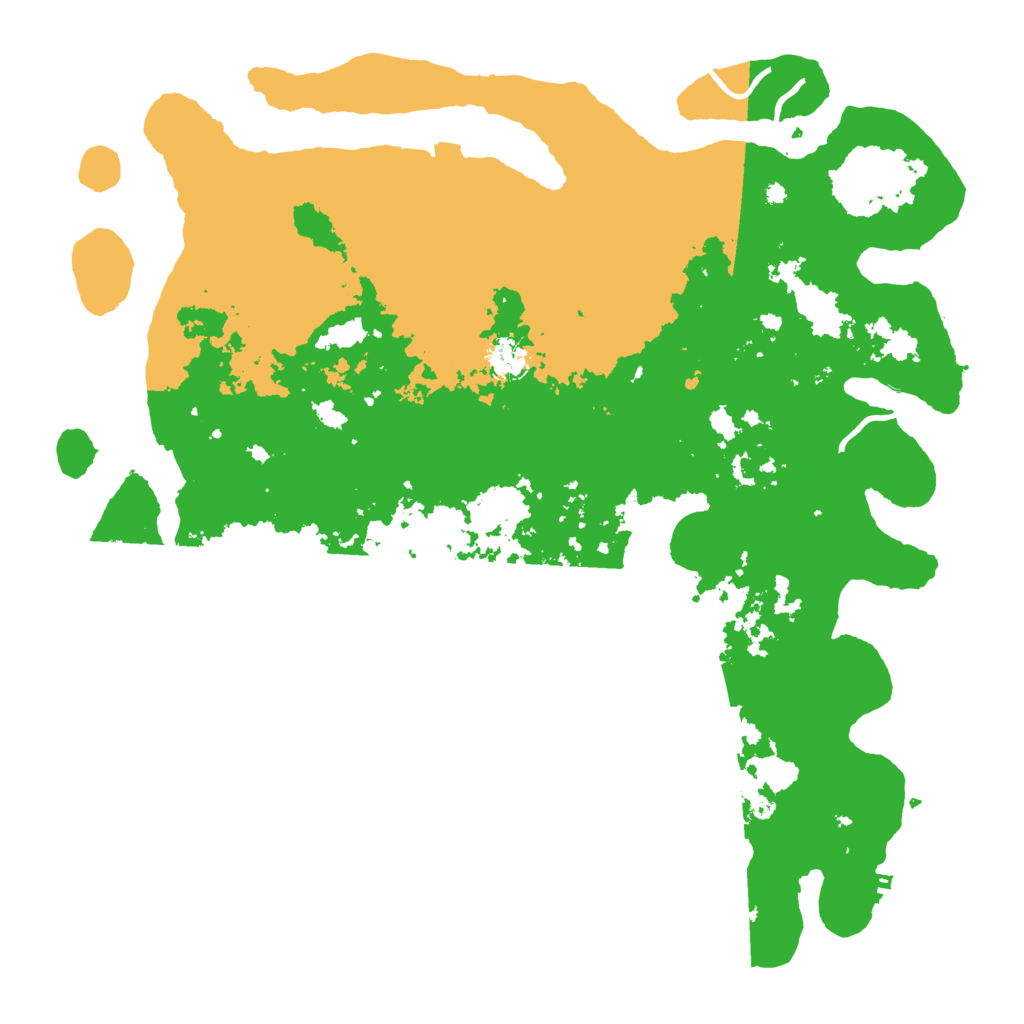 Biome Rust Map: Procedural Map, Size: 4500, Seed: 2063105690