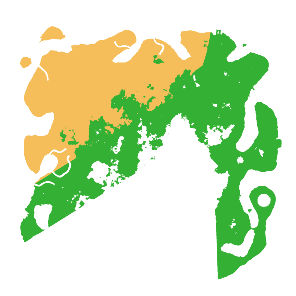 Biome Rust Map: Procedural Map, Size: 4000, Seed: 42243