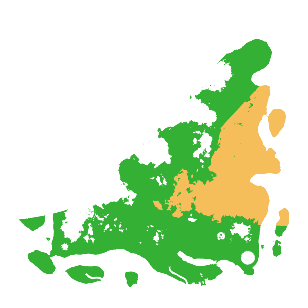 Biome Rust Map: Procedural Map, Size: 4000, Seed: 529505961