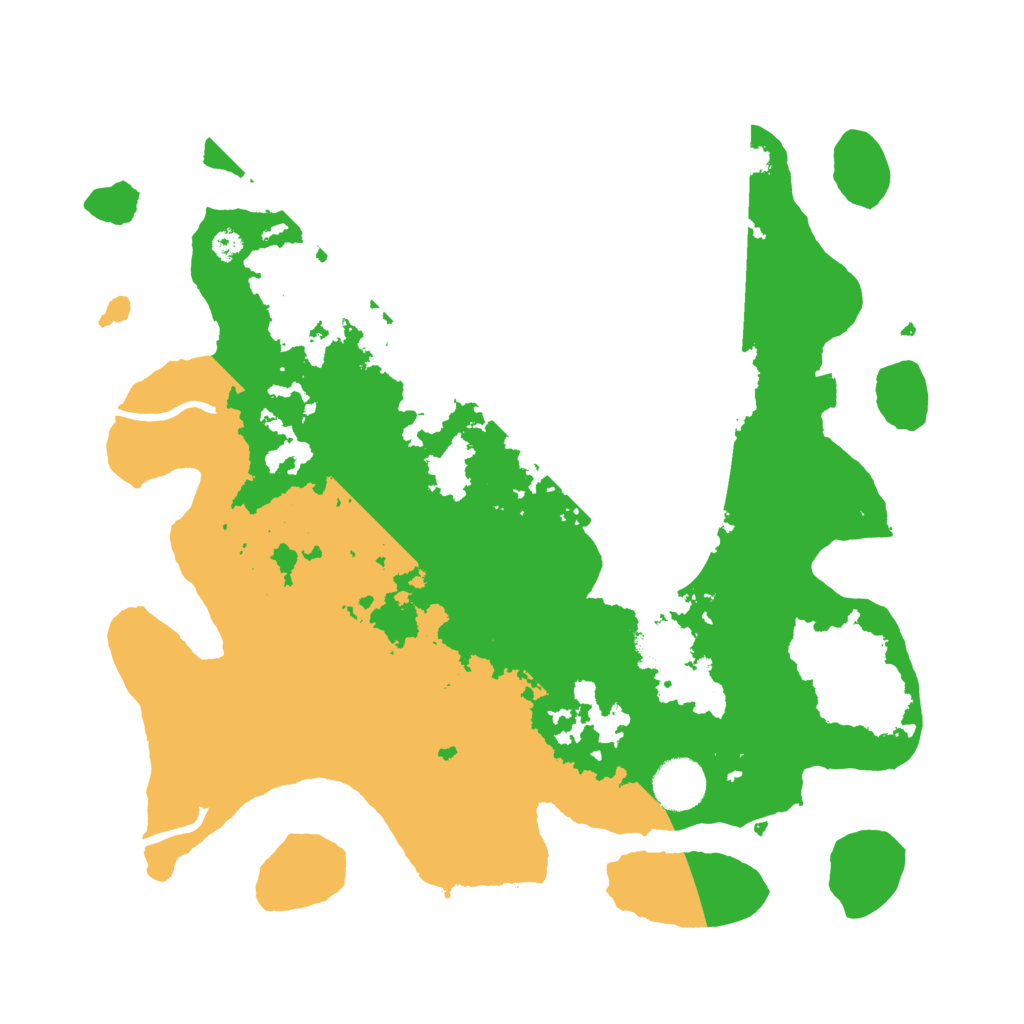 Biome Rust Map: Procedural Map, Size: 3500, Seed: 991853981