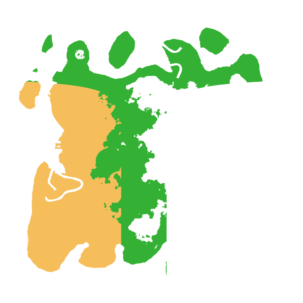 Biome Rust Map: Procedural Map, Size: 3250, Seed: 1099260893