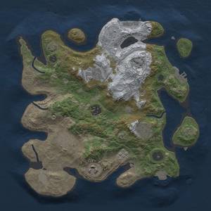 Thumbnail Rust Map: Procedural Map, Size: 2990, Seed: 1571993, 14 Monuments