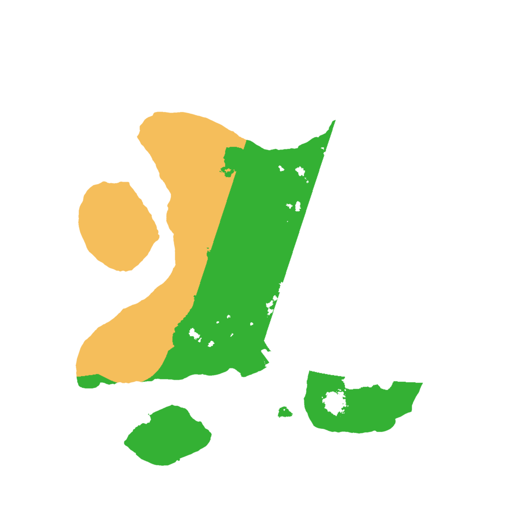 Biome Rust Map: Procedural Map, Size: 2000, Seed: 35822