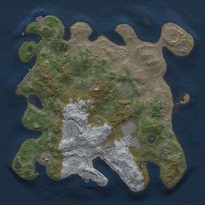 Thumbnail Rust Map: Procedural Map, Size: 3500, Seed: 1936218200, 16 Monuments