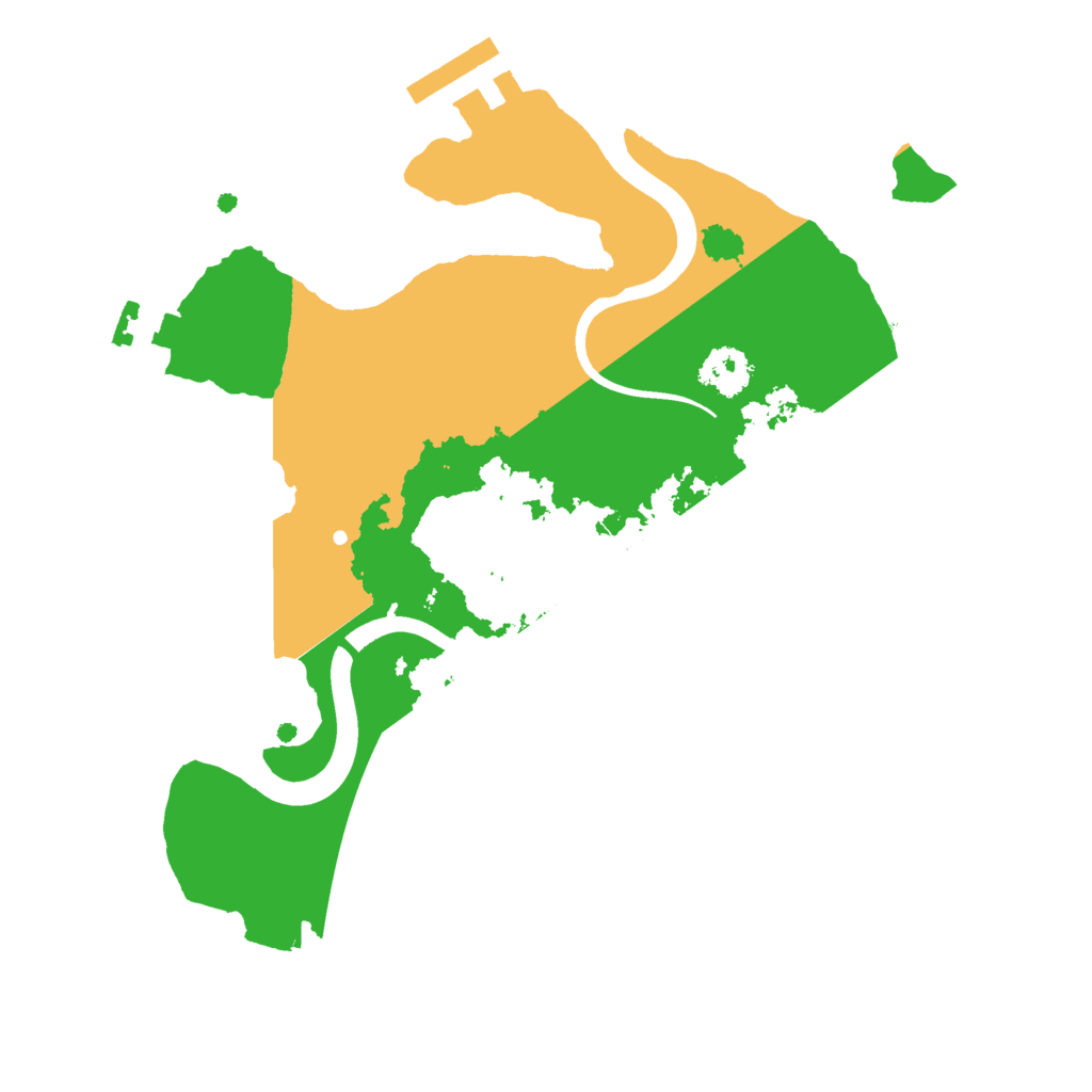 Biome Rust Map: Procedural Map, Size: 2250, Seed: 361137977