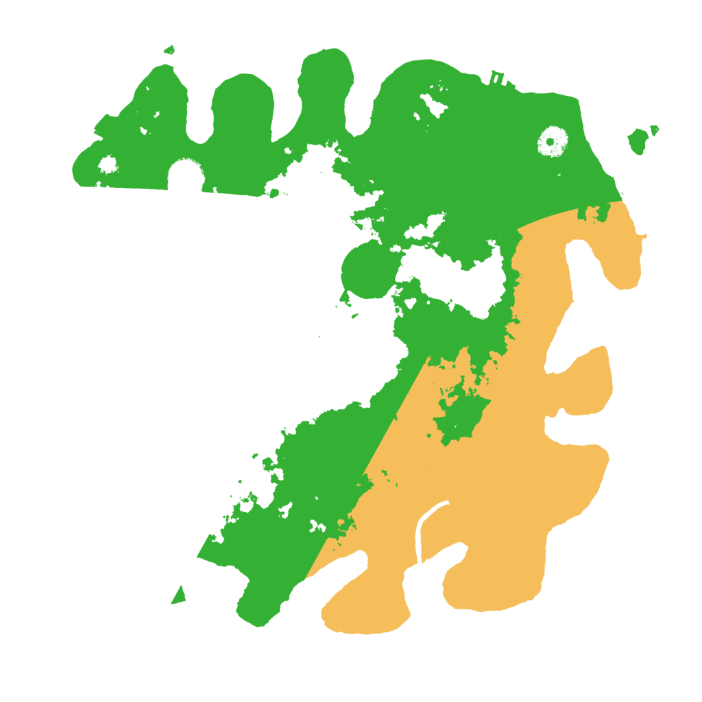 Biome Rust Map: Procedural Map, Size: 3500, Seed: 1683597553