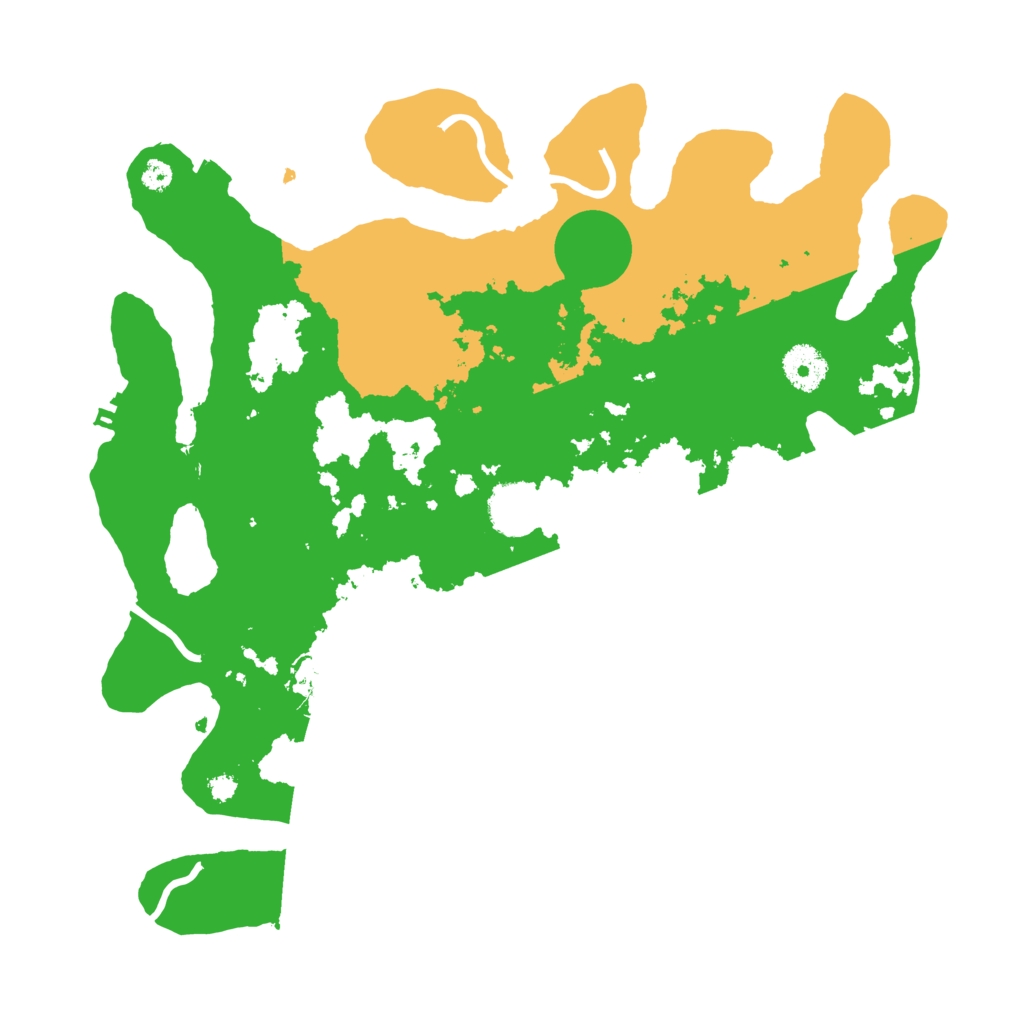 Biome Rust Map: Procedural Map, Size: 3500, Seed: 542224