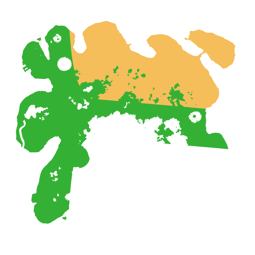 Biome Rust Map: Procedural Map, Size: 3300, Seed: 2561503