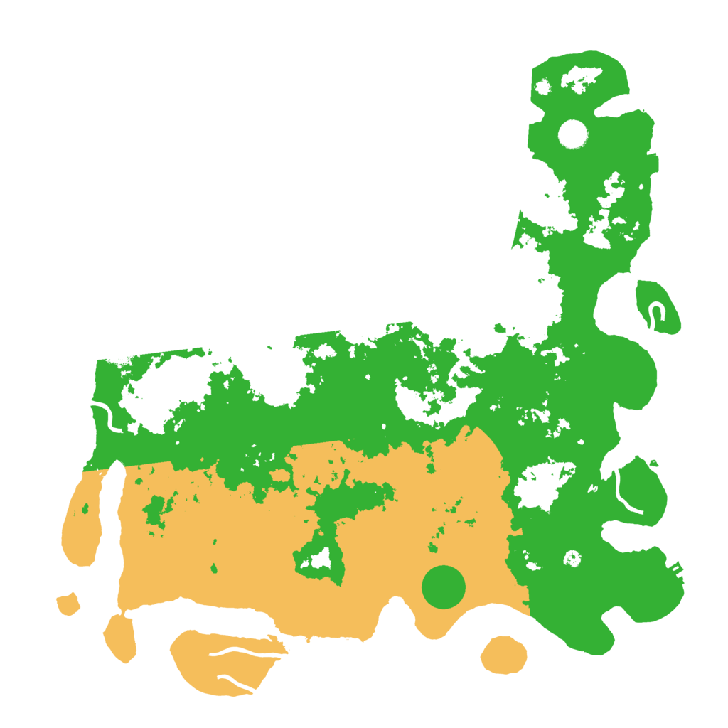 Biome Rust Map: Procedural Map, Size: 4400, Seed: 933873377