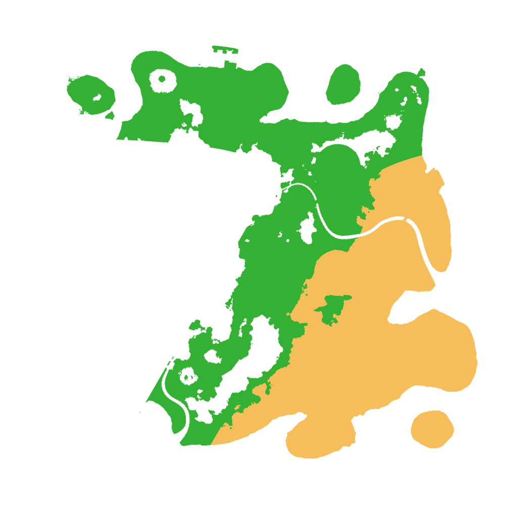 Biome Rust Map: Procedural Map, Size: 3000, Seed: 984914615