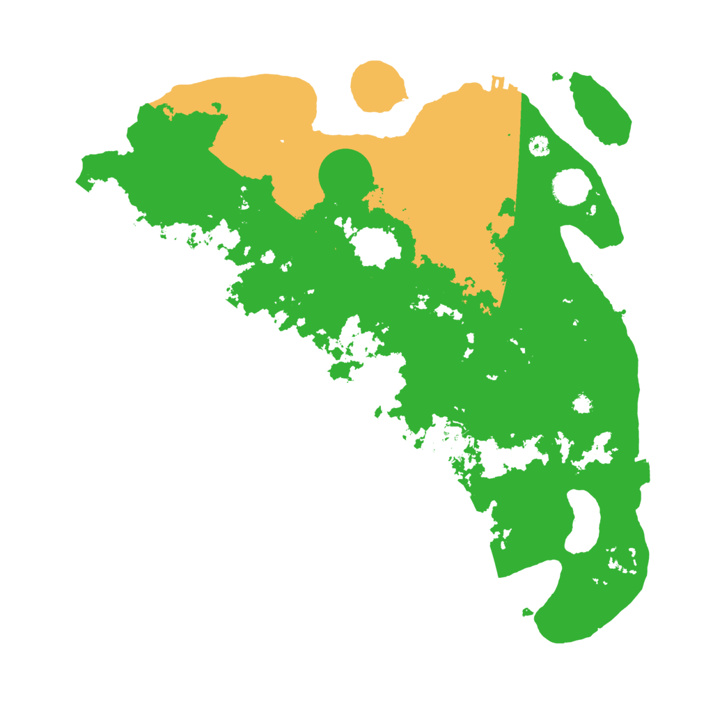 Biome Rust Map: Procedural Map, Size: 3500, Seed: 430631541