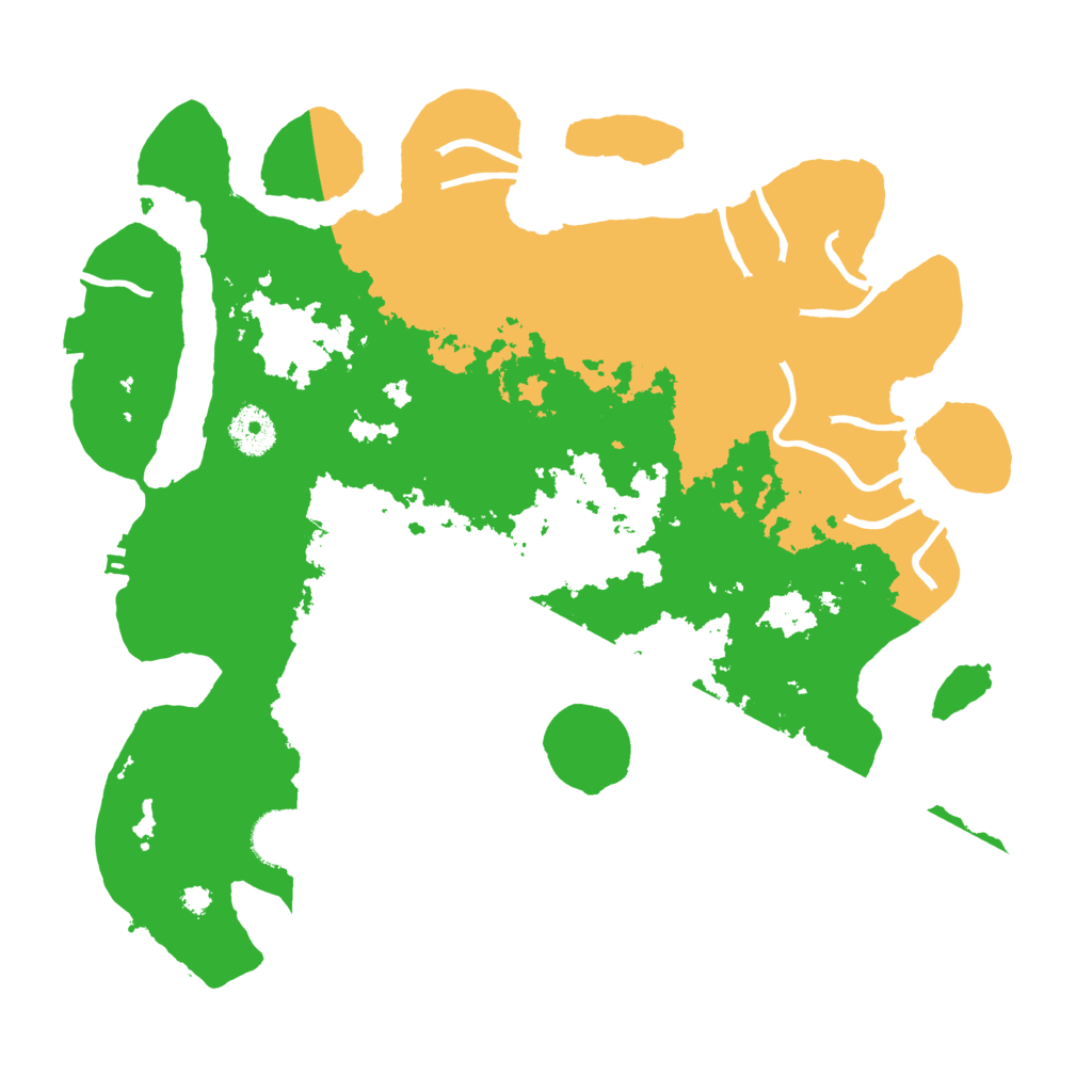 Biome Rust Map: Procedural Map, Size: 3500, Seed: 64825212