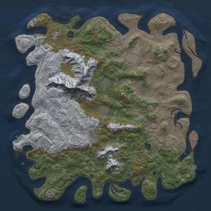 Thumbnail Rust Map: Procedural Map, Size: 5000, Seed: 2577724, 18 Monuments