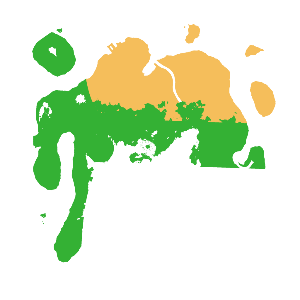 Biome Rust Map: Procedural Map, Size: 2900, Seed: 889597305