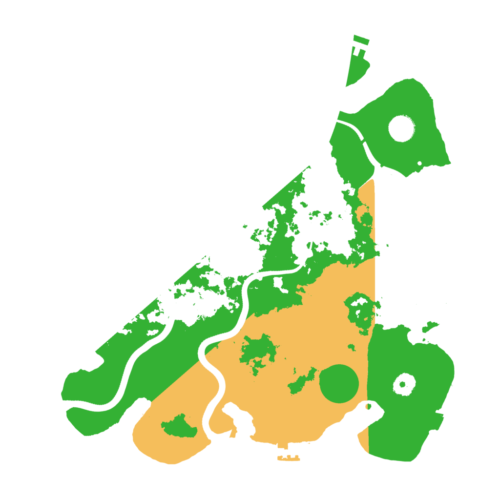 Biome Rust Map: Procedural Map, Size: 3400, Seed: 44147316
