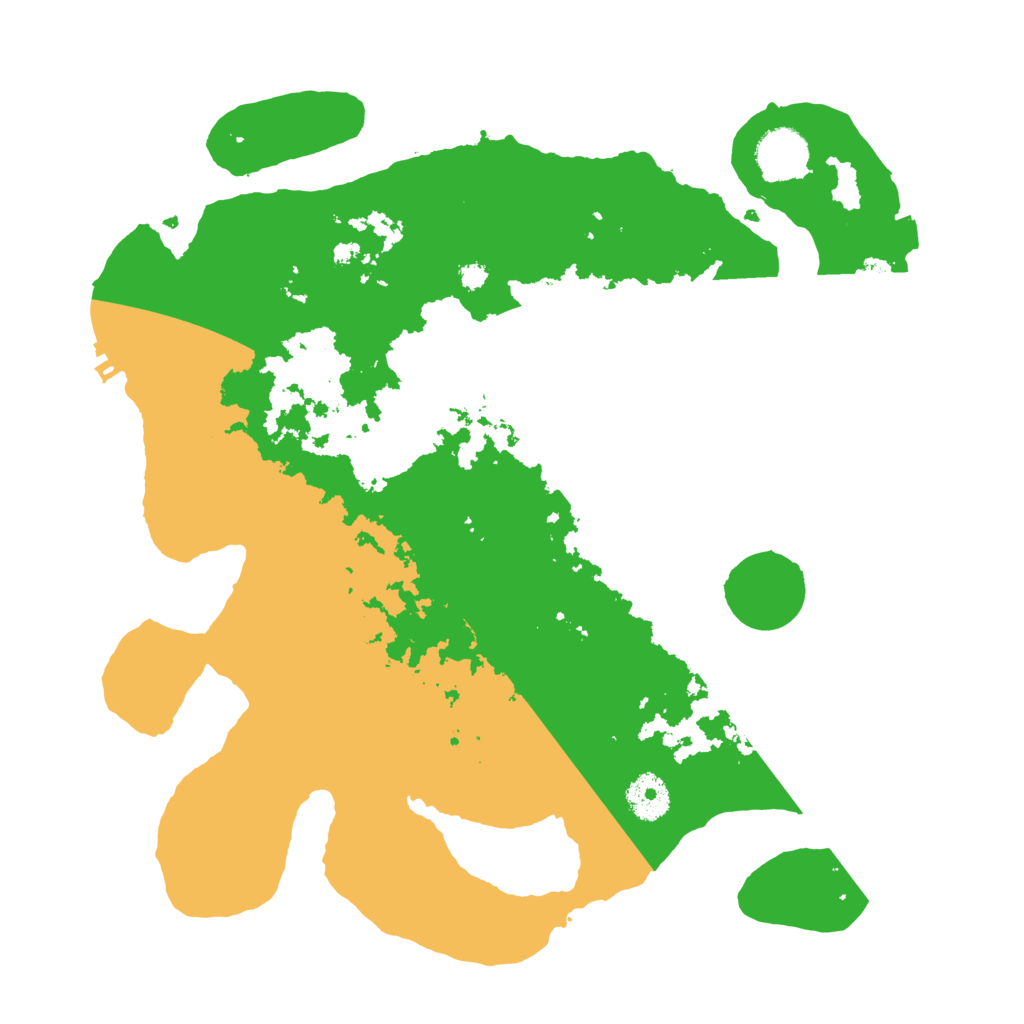 Biome Rust Map: Procedural Map, Size: 3500, Seed: 755840473